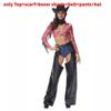 Decor Western Tassel Denim Cosplay Clothing For Halloween Themed Party Dress Up