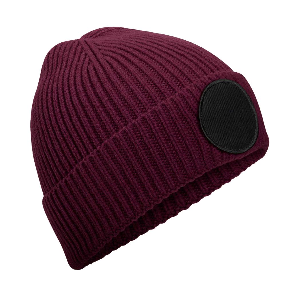 Beechfield Unisex Adult Fashion Circular Patch Beanie