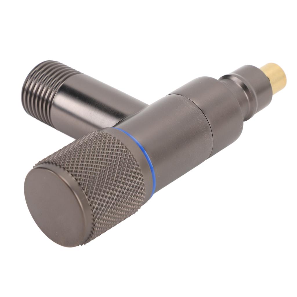 Washing Machine Hose Bibb Brass G12in DN15 Male Thread Inlet G38in Outlet Auto Off Single Cold