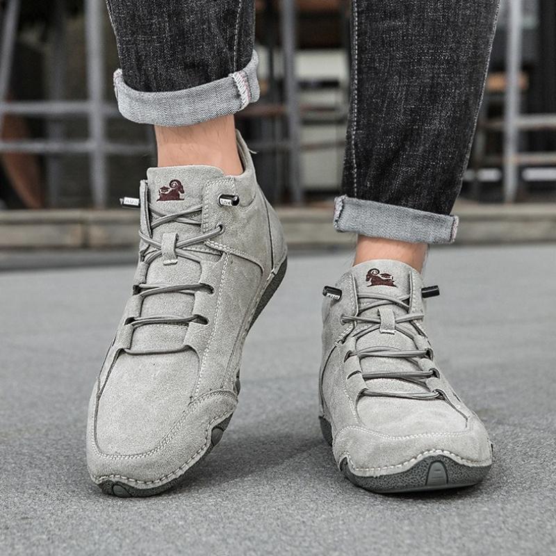 Mens Shoes Original Sneakers Shoes Men's High Top Ankle Boots Breathable and Comfortable Soft Sole Luxury Fashion Men's Shoes