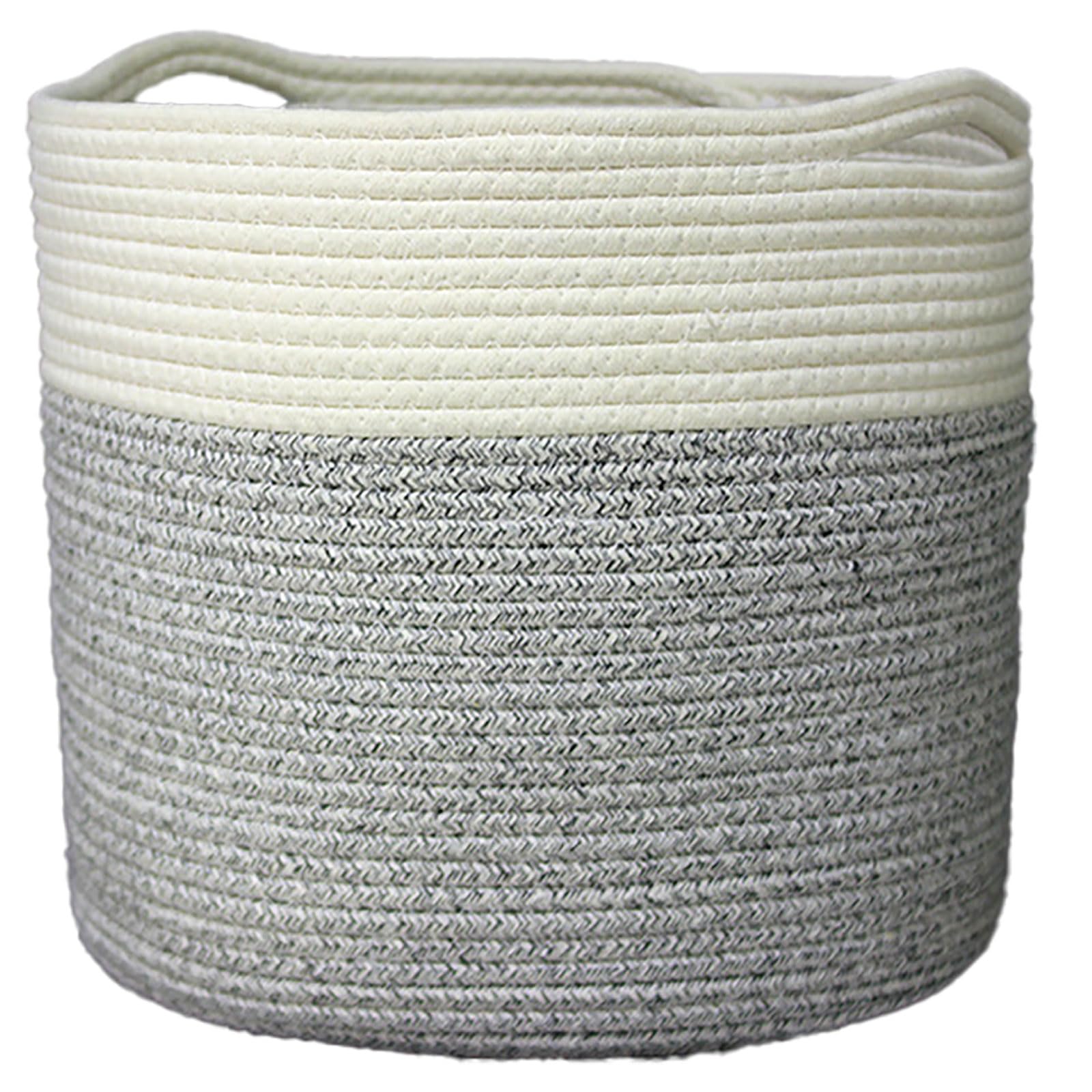 

MORYTRADE Корзина-чехол для горшка Чехол для цветочного горшка Толстый Серый L Высота 40 см (Диаметр 35см) серый