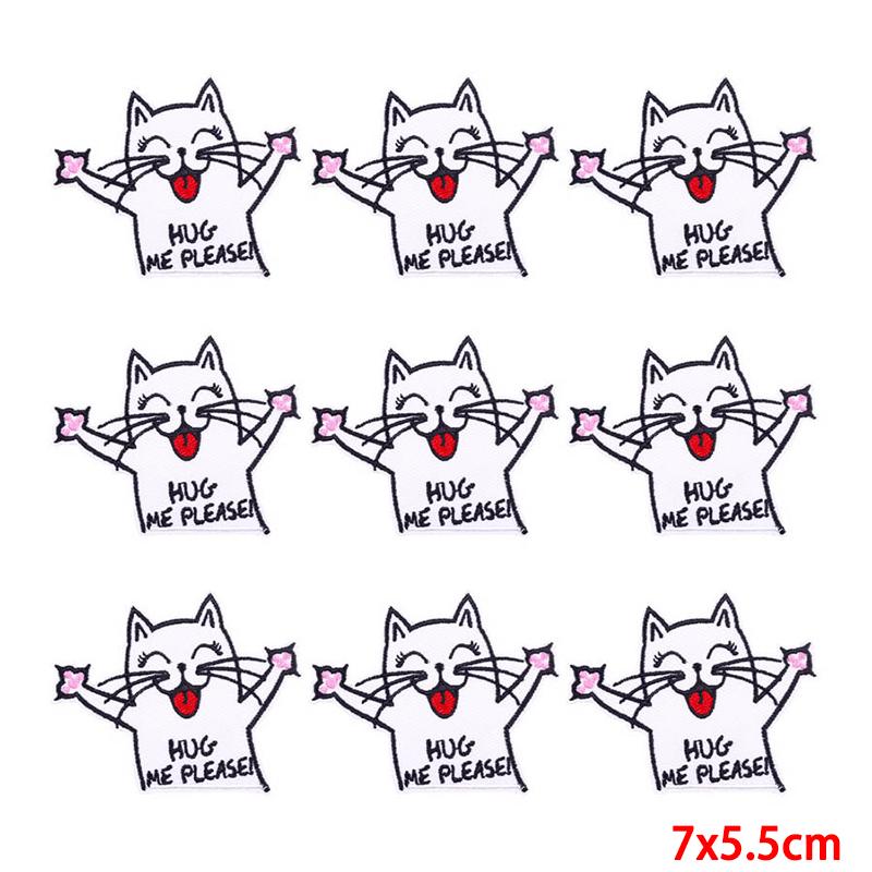 10 ks/šarže Velkoobchod Vyšívací nášivka Nažehlovací záplaty na oděvy Záplaty na oděvy Bundy Dekor Nášivka Šití potřeby