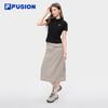 FILA FUSION Women's Tian Xiwei Collection Slim-Fit Quick-Dry Knit T-Shirt