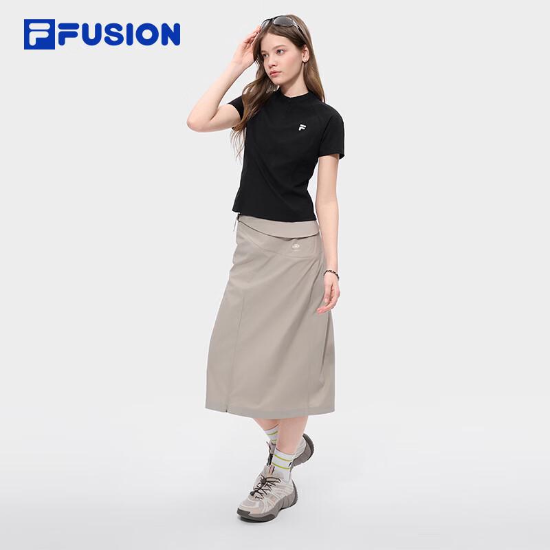 FILA FUSION Women's Tian Xiwei Collection Slim-Fit Quick-Dry Knit T-Shirt