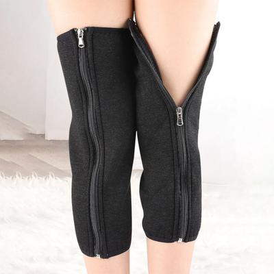 1 Pair Knee Warmer Thicken Fleece Lined Knee Brace Elastic Warm Knee Support Pads Winter Knee Thermal Sleeves for Arthritic Knees Skiing Cycling