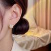 Copper-Plated Gold Fashion Earring Set: Lightweight, Luxurious Six-Piece Studs with a Versatile High-End Feel for Women