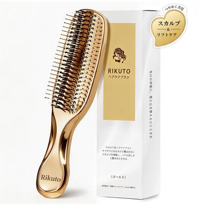 Scalp Brush Beautiful Hair Ladies Rikuto Comb Smooth Soft Shampoo Wet Dry Use Blood Circulation Promotion Loss Prevention Massage Shiny Valentines Day