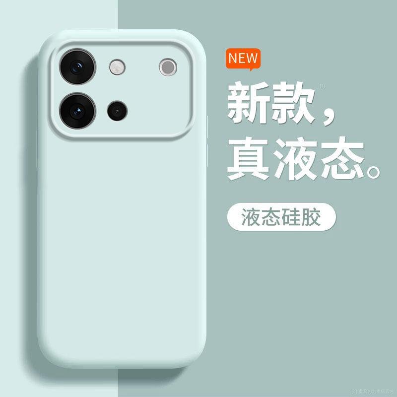 Applicable to vivoS11 mobile phone case S11 vitality version protective case S11 liquid silicone flocking all-inclusive anti-drop