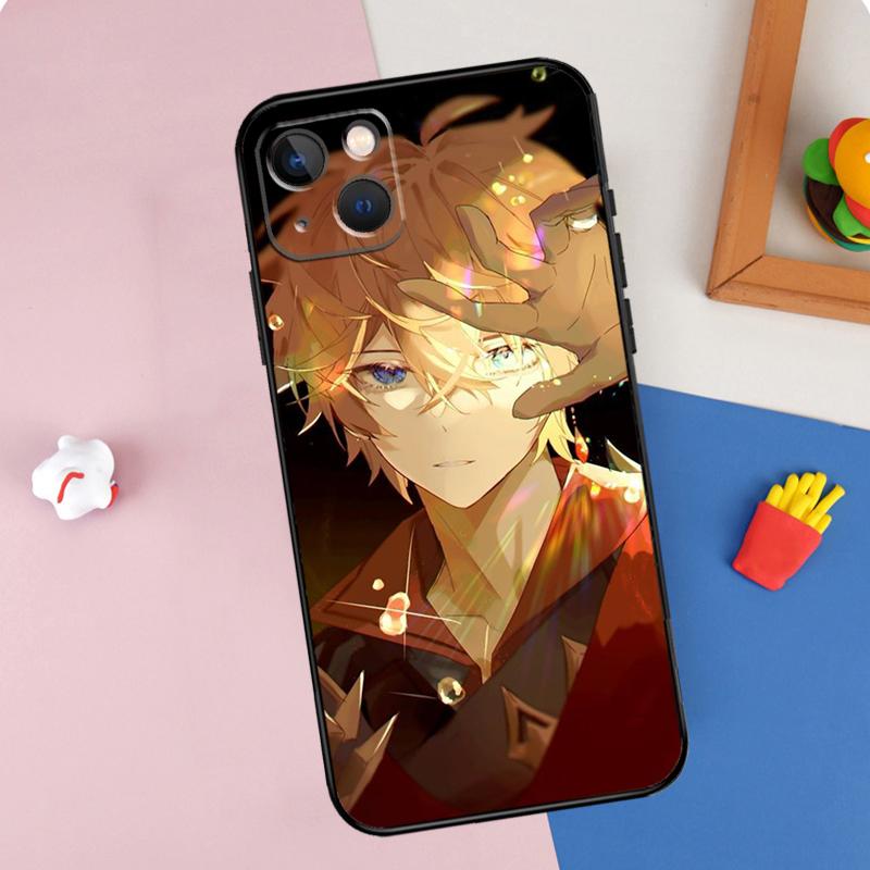 

Genshin Impact Tartaglia Phone Case For iPhone 15 Pro Max 11 12 13 14 16 Pro Max Mini XR 16e 15 16 Plus Cover Shell iPhone 12Pro MAX