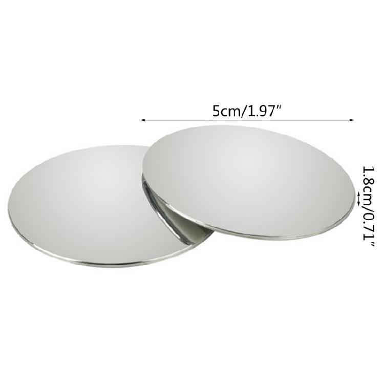 2Pcs Universal Blind Spot Mirror Wide Angle Rear Side View For Vehicle Car Truck