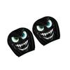 Funny Evil Eyes Design Car Headrest Covers Breathable Polyester Seat Headrest Protectors for Daily Commute & Road