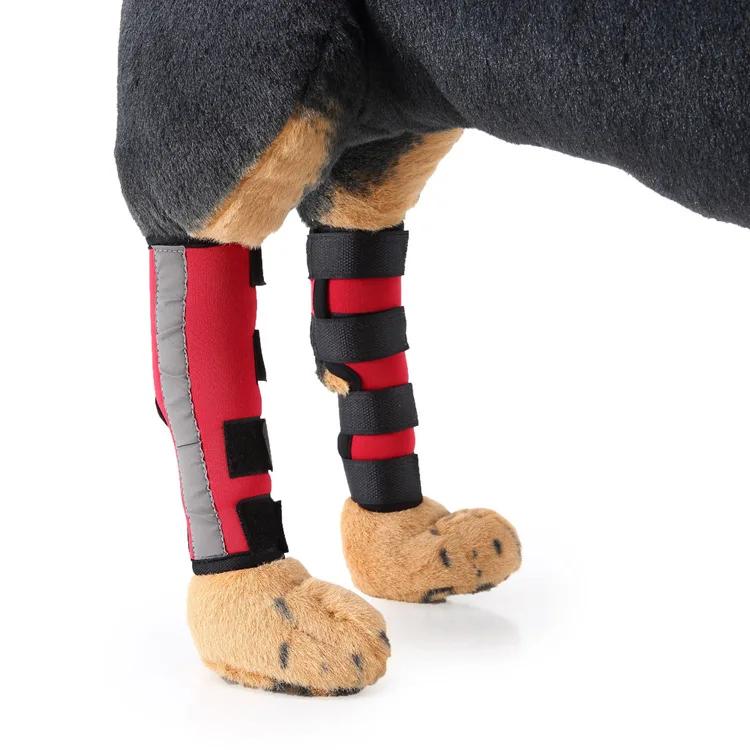 Dog Post-Surgery Leg Braces Knee Protection Recovery Coat Injury Leg Support Dog Jacket for Surgery Recovery (as the picture,L)