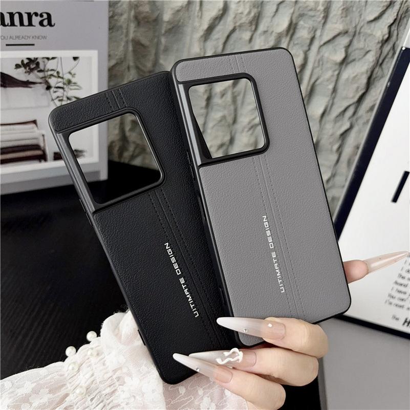 Slim Business Style Ultimate Design Leather Texture Phone Case For Sony Xperia 1 Viii Lens Protrusion Shockproof Protector Cover