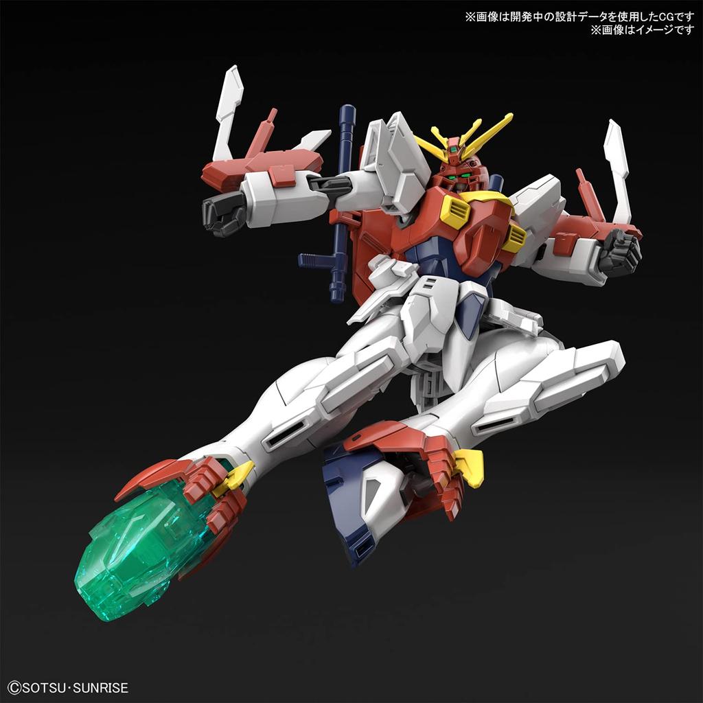 HG Gundam Breaker Battlogue Blazing Gundam Scale Plastic Model 1/144 Color-coded