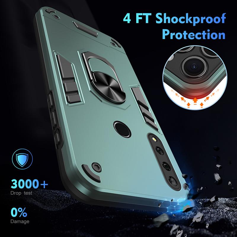 Shockproof Armor Metal Ring Cover For Huawei Y9 Prime 2019 Nova 9 For Honor 50 70 90 Lite Magnetic Car Holder Phone Case Funda