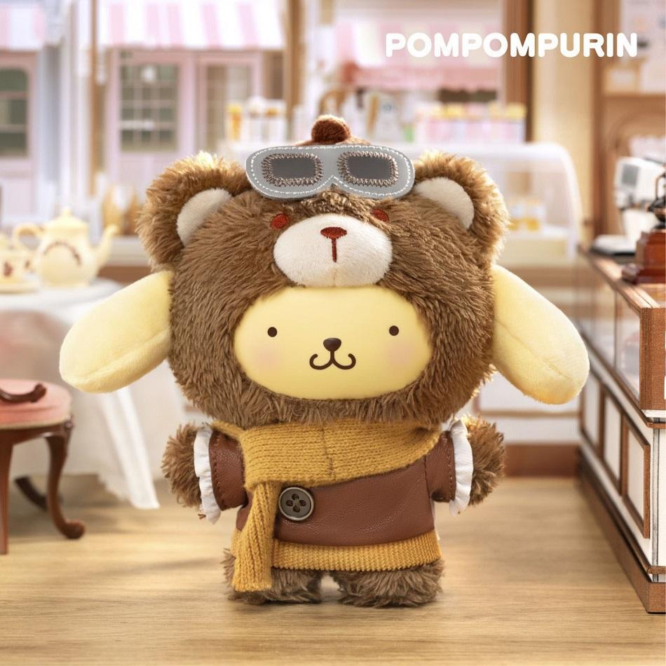 

Серія Sanrio Afternoon Tea Мила Плюшева Лялька Іграшка Мультяшний Рюкзак Підвіска Аніме Сувенір Hello Kitty/Kuromi Сліпа Коробка Подарунок