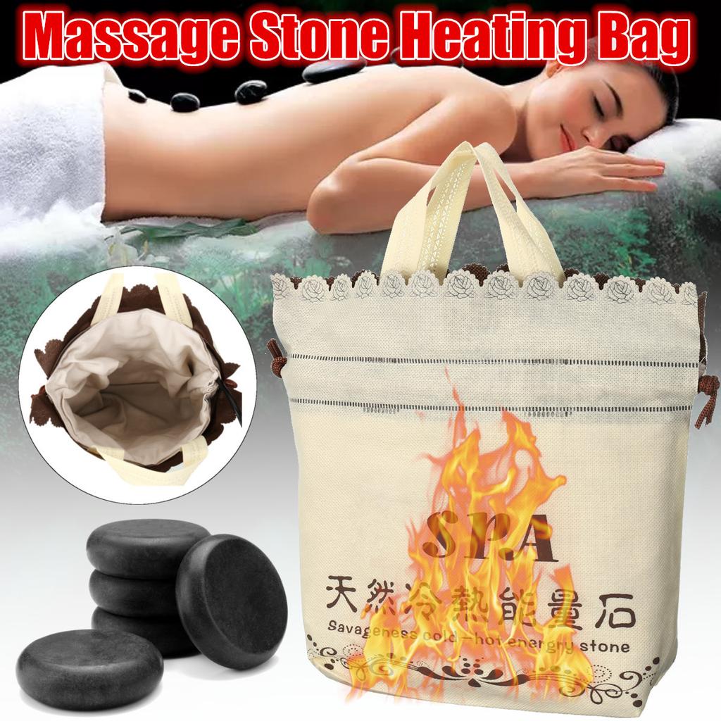 Natural Massage Hot Stone Heating Bag Warmer Heater Device