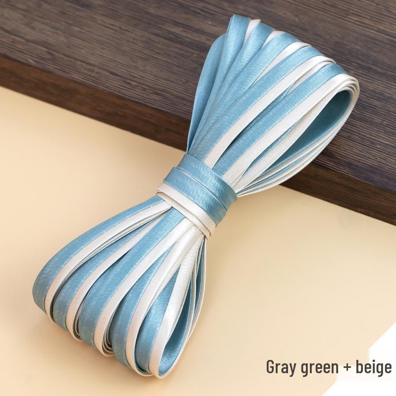 Hengmeihe Cheongsam Saténové lemování - 1 cm Pásky lemování v barvě pro oděvní doplňky