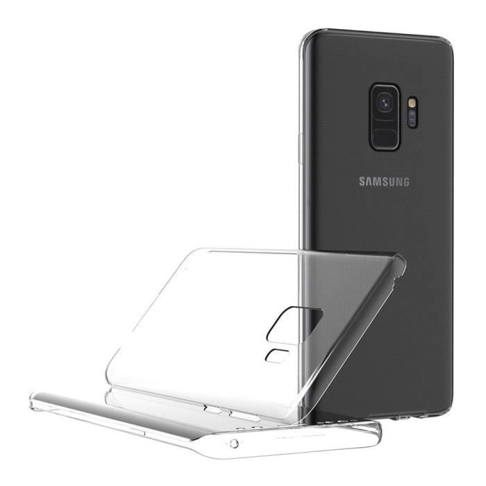 Case for Samsung Galaxy S9 PLUS - Full Body TPU Gel Cover Transparent Front Back Protection Soft Silicone Phonillico®