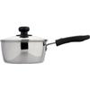 Wahei Freiz RR-6886 16cm Stainless Steel Saucepan with Glass Lid, Induction and Gas Compatible