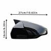 2pcs Rearview Mirror Caps Cover Glossy Black Sticking For Volkswagen VW POLO 2018 2019 2020 2025 2025 2025