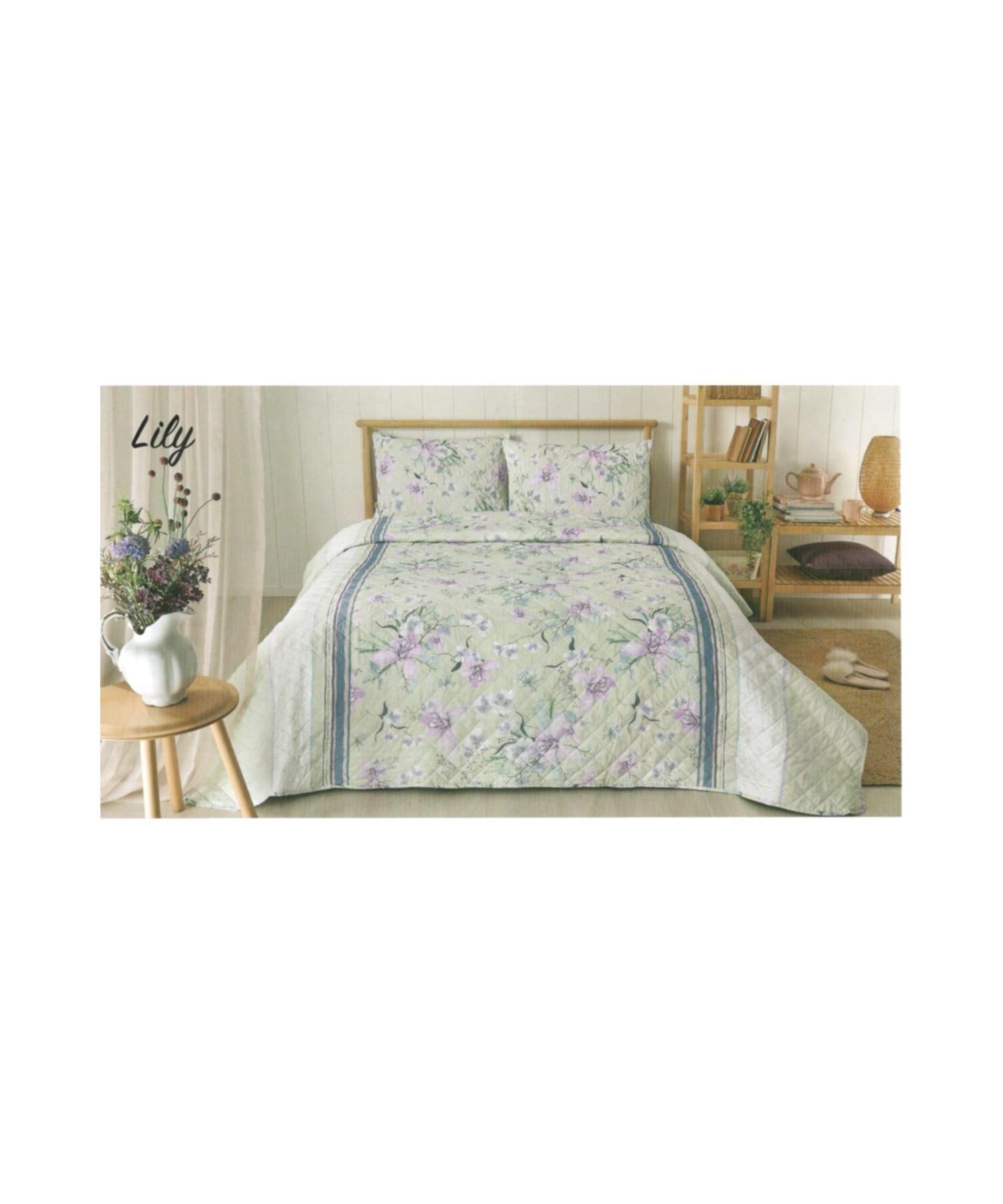 

Комплект двуспального покрывала Grey Lily