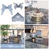 Stainless Steels Alcohols Stove Bracket Outdoor Camping Burners Bracket Heat Resistant Alcohols Stove Support Rack