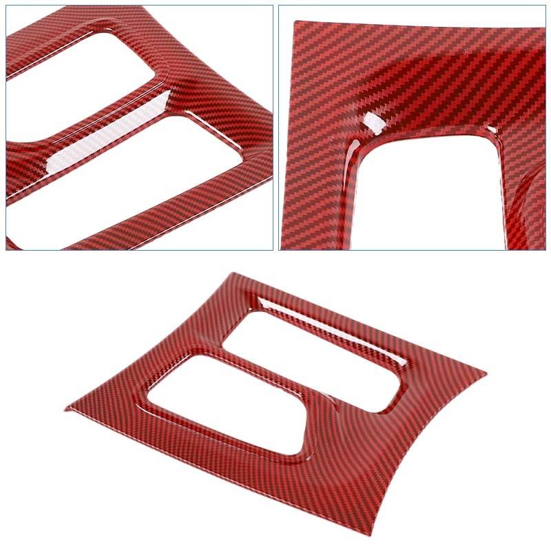  ABS Interior Gear Shift Panel Decoration Protective Cover Sticker Fit For Dodge Charger 2015 Up Interior Accessories