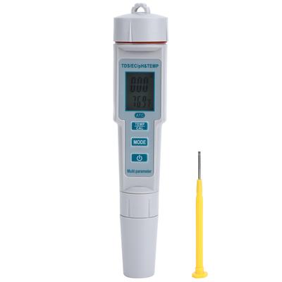 4 in 1 PH TDS EC Temp Teststift Digitaler Wasserqualitätstester Messgerät für Trinkwasser Schwimmbad
