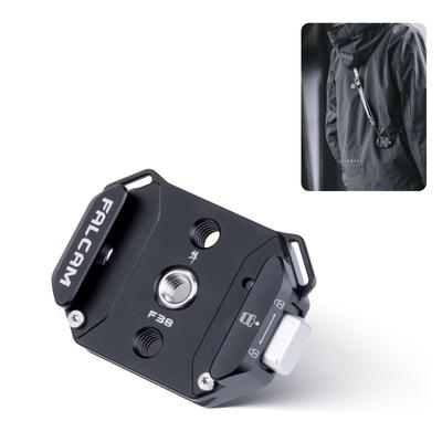 Ulanzi FALCAM Shoulder Strap Quick Shoe Base F38 Quick Screw To Screw Compatible 38mm Quick Mount for and Tripods Release, 1/4" 3/8" Adapter,