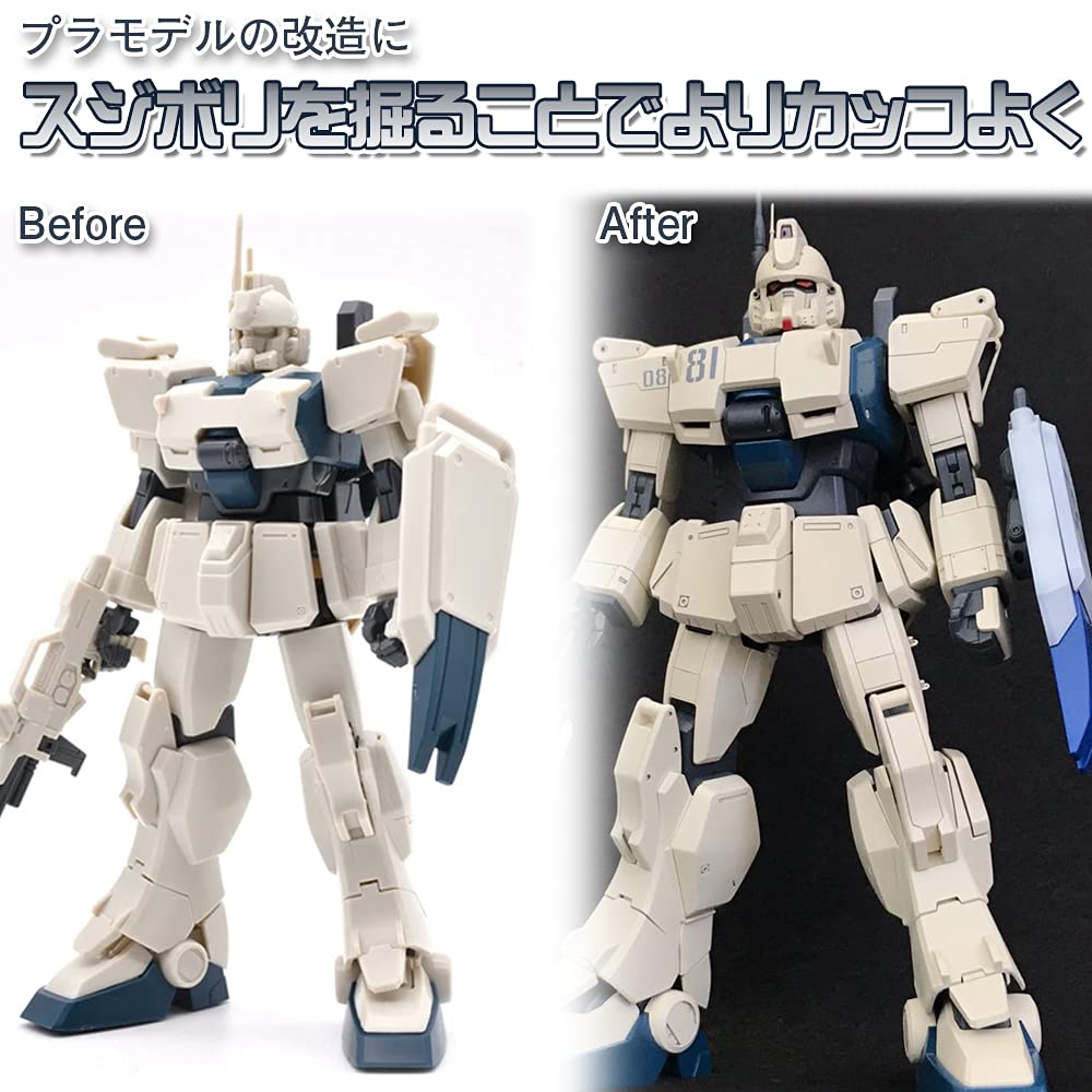 Chisel for Carving Liner Plastic Model Carving Hobby Tool Lines, Molds, Models, Making, Chisel, (0.7mm)