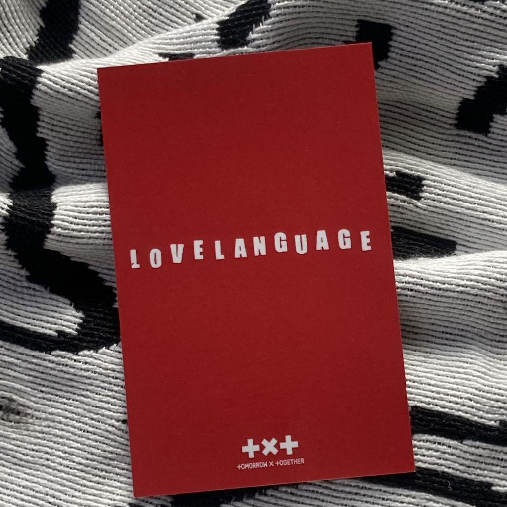 [USED] TXT Love Language Pre-recorded Beomgyu Sanok Trading Card