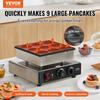 9PCS 76mm Dutch Pancake Maker Commercial Dorayaki Baker 850W Non-stick