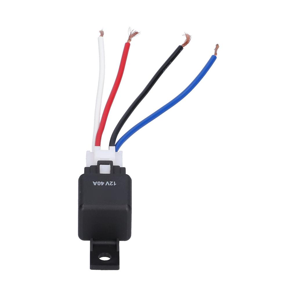 Waterproof Relay 4?Pin Nylon Tinned Copper with Harness Automotive Equipment DC 12V 40A