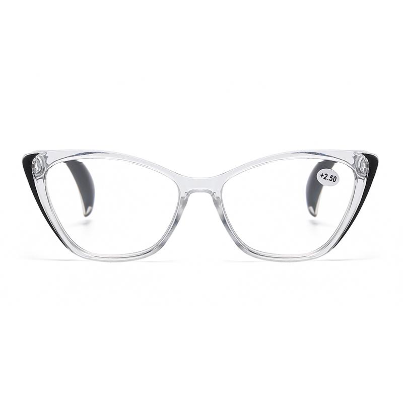 New Transparent Cat Eye Reading Glasses Retro Fashion Hyperopia Eyeglasses Women and Men Reading Eyewear+1.0+1.5+2.0+3.0+3.5+4.0