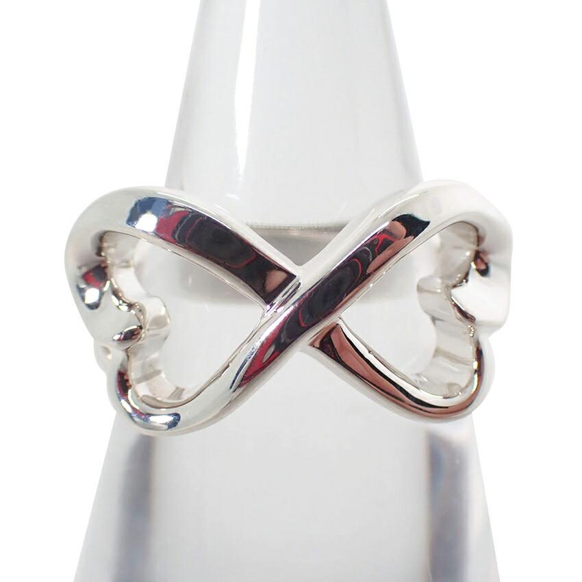 

[Used] TIFFANY/Tiffany 925 Double Loving Heart Ring/No. 10.5/g442-38