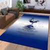 Tottenham Hotspur Carpet with Team Logo and Slogan Design Suitable for Use As an Anti-slip for Living Room Bedroom Sofas