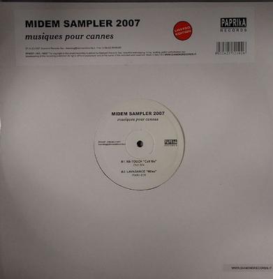 12inch Record VARIOUS - Midem Sampler 2007 - Musiques Pour  PPK037 Paprika 2007 Italy Dance & Electronica Used