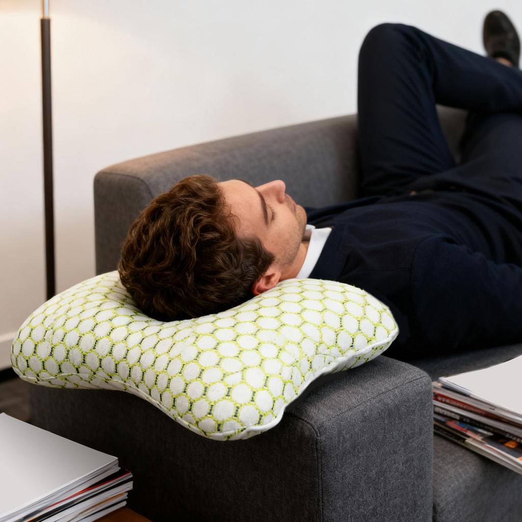 Ear Piercing Pillow Side Sleeping Pillow For Adults Ergonomic Donut Cushion For Traveling Airplanes Car Home Adults Seniors