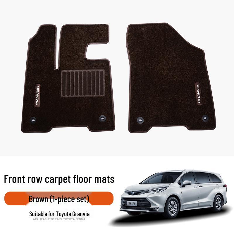 Toyota Sienna Middle Row Starry Sky Carpet Floor Mats for Gravia Decoration
