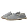 Scarpe da Ginnastica Slip-On in Tela con Suola in Canapa: Unisex, Intrecciato in Paglia, Casual, Disponibile in Taglie Grandi