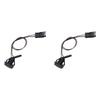 2X 735316329 46765851 Windshield Washer Nozzle Jet With Heating For FAIT STILO 2001-2007 Alfa Romeo 147 Windscreen Jet