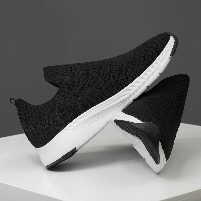 Fashion Lift Man Sneakers Summer Elevator Shoes Height Increase Shoes for Men Mesh Light Breathable 7CM Slip-on Casual Sport Shoes