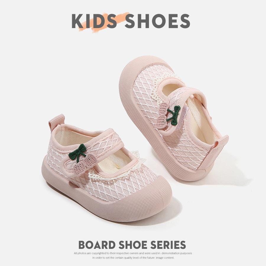Frühling/Sommer Leinwand Baby Lauflernschuhe - Niedliches Prinzessinnen-Design für Kleinkind-Mädchen & Kleinkinder 2026