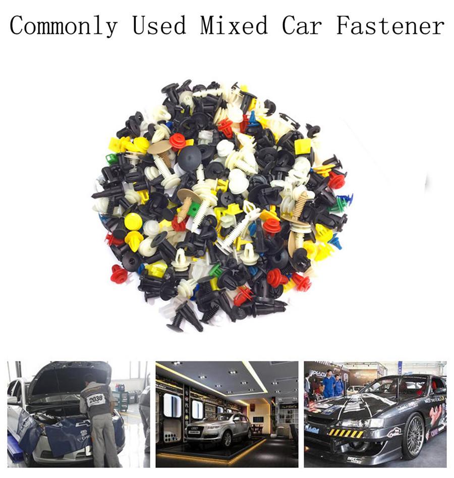 

New 500 rivets car type door bumper expansion screw core +plastic buckle