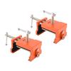 2Pcs Cabinet Clamp Woodworking Face Frame Clip Claw Aluminium Alloy 440lbs Load Limited