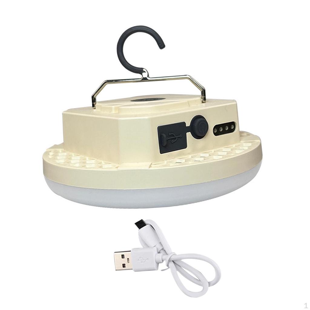 LED Camping Lantern Light Adjustable Brightness Hanging Tent Electric for