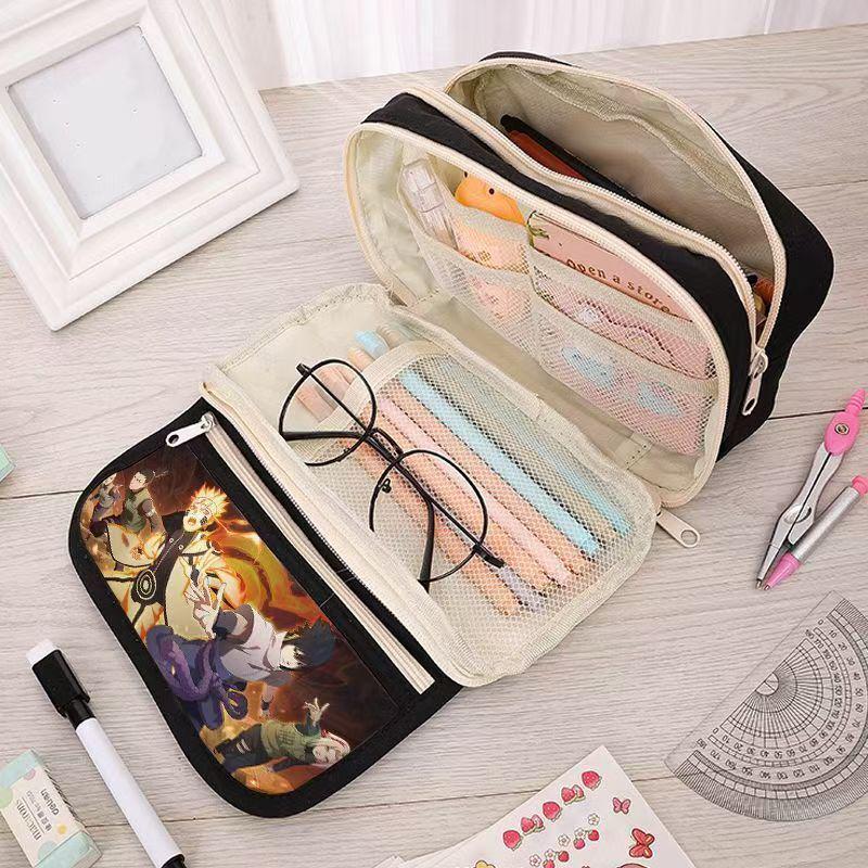 2025 Tomb Raider Pencil Case: Large Capacity, Nine Layers, Stylish Ita Bag for Students