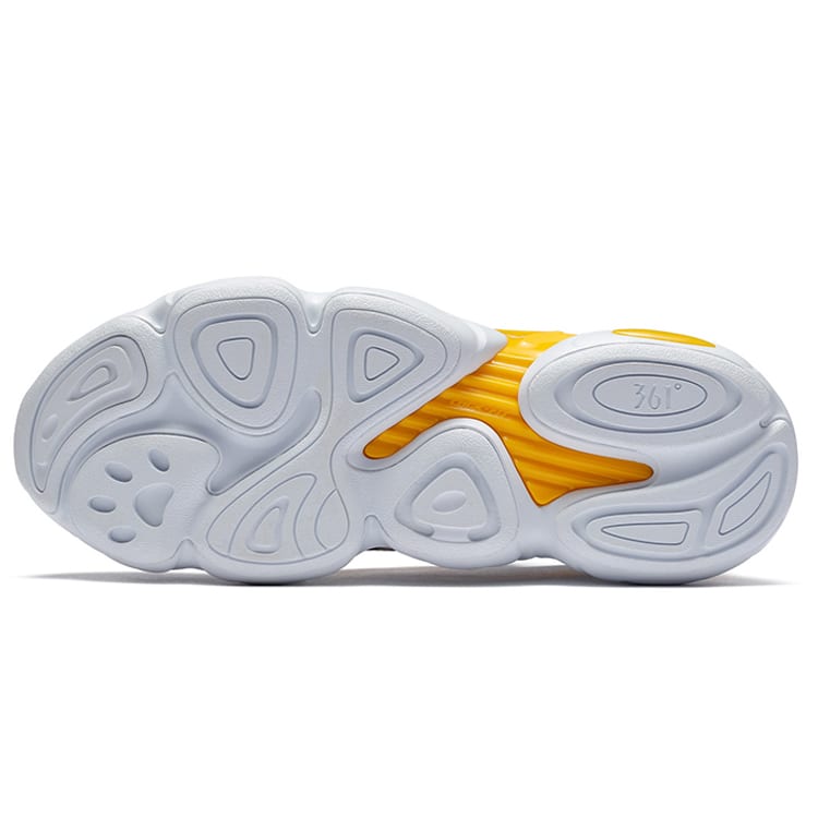 361 Cushioning Low top Chunky Sneakers Women's White Yellow 682026768-1