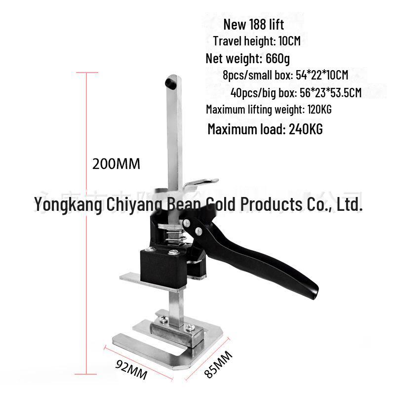 Steel Tile Height Adjuster and Lifter Tool for Bricklayers